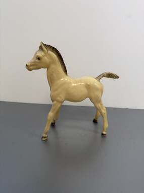 Vintage Breyer Alabaster Arabian Foal Horse Figurine #9‎